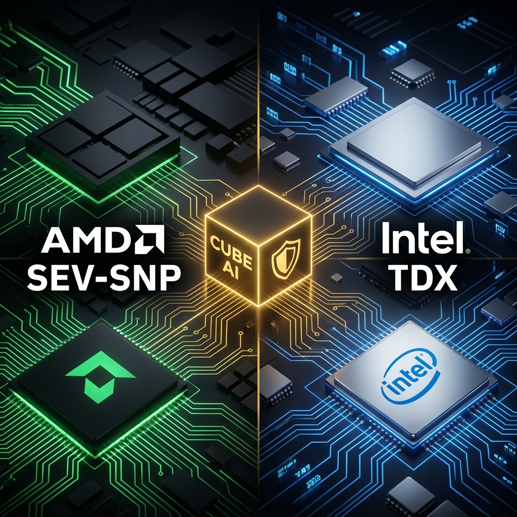 AMD SEV-SNP vs Intel TDX: Understanding TEE Support in Cube AI